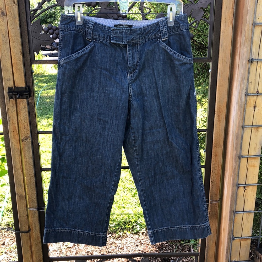 Eddie Bauer all cotton capris size 6